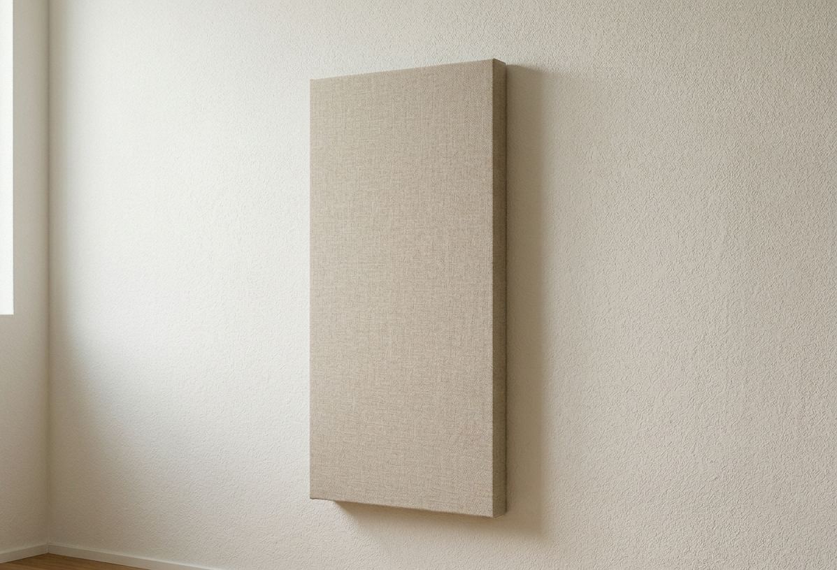 Carve and Curve Core Edition acoustic panel — frameless single-tone fabric finish
