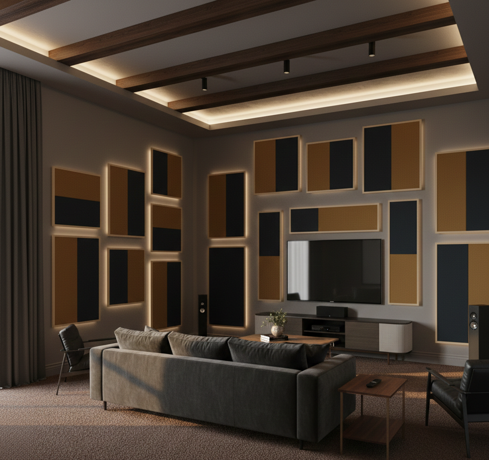 Luxury acoustic studio interior