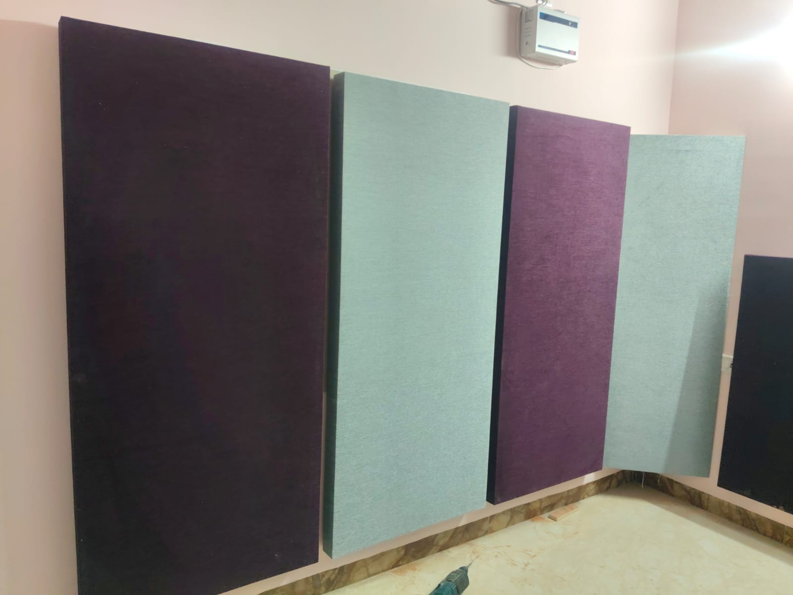 Full studio acoustic treatment